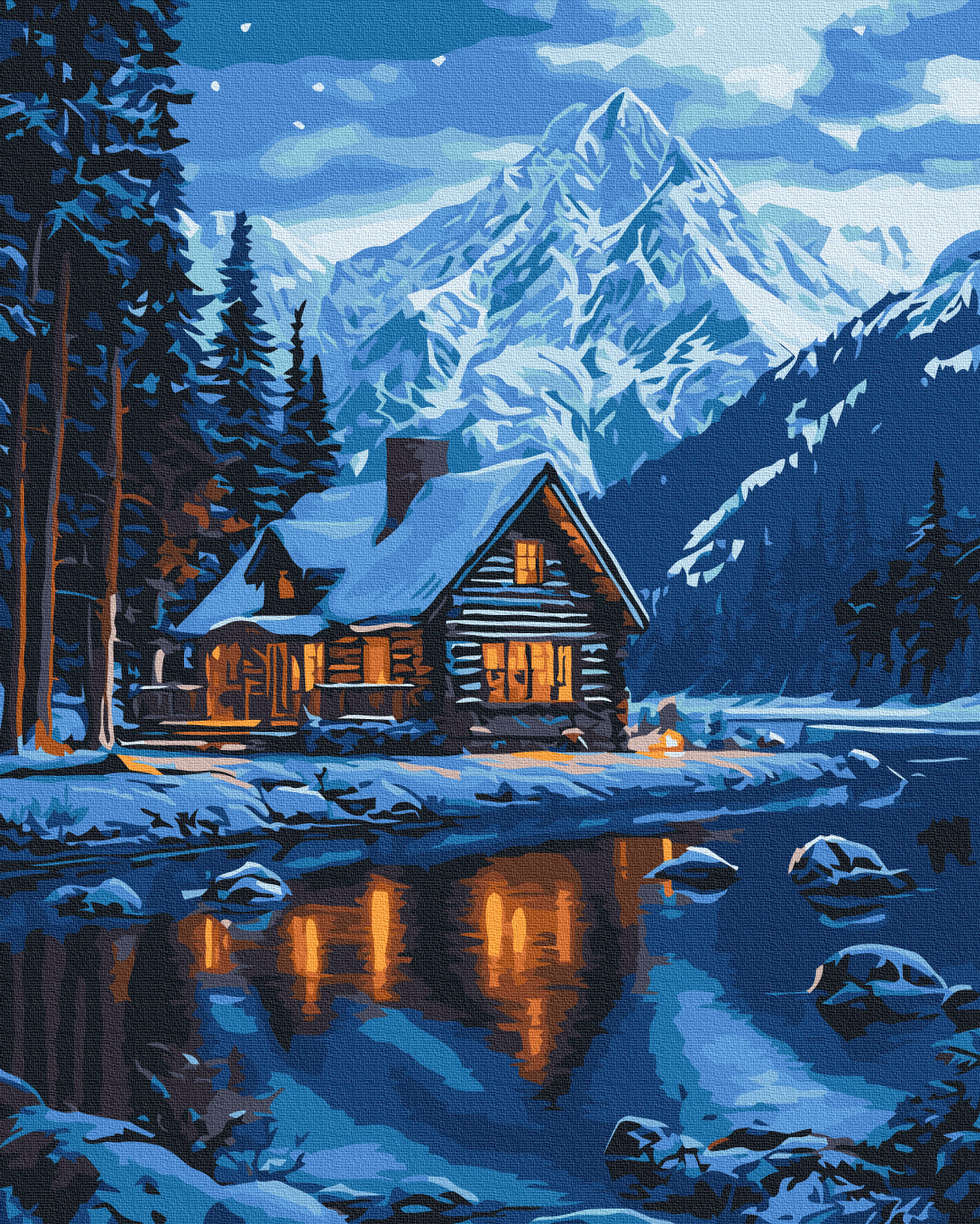 Mountain Retreat - Paint by Numbers