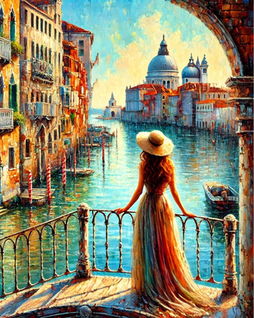 Enchanting Venice - Paint by Numbers