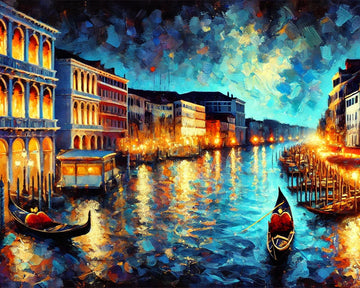 Venice Nightscape - Paint by Numbers