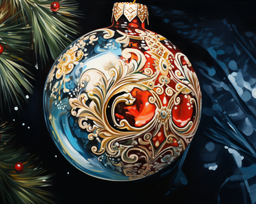 Charming Winter Wonderland Ornament - Paint by Numbers