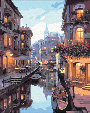 Canal in Venice - Paint by Numbers