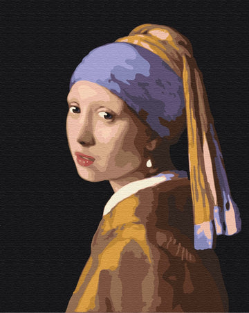 Girl with a Pearl Earring - Paint by Numbers