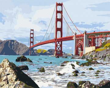 San Francisco Bridge - Paint by Numbers