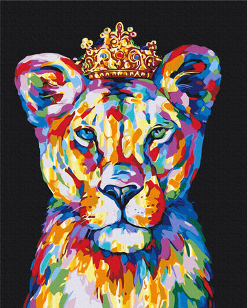 Prince Lion - Paint by Numbers